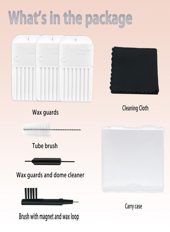 AIERTING Waxguards 3.0 NanoCare 10993649 Filters for Signia/Siemens/Rexton and Connexx Hearing Aids - Cleaning Brush Kits with Carry Case- 3packs - Image 5